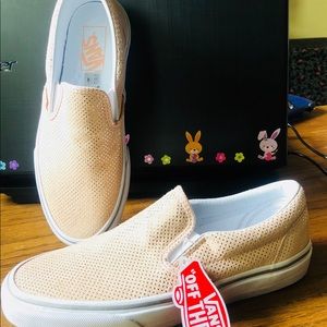 Vans slip on pink